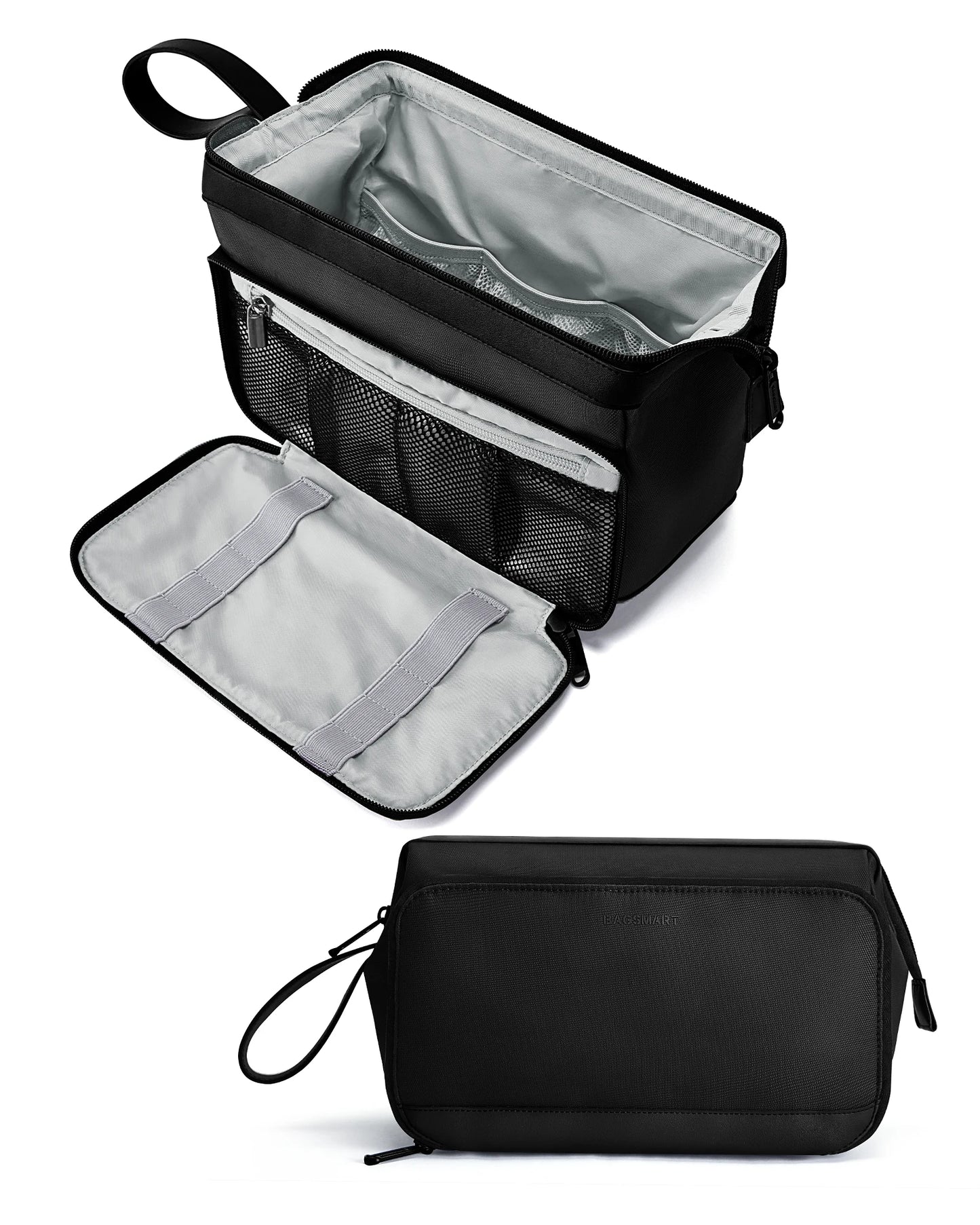 eiBBuu's Bag Smart: The Ultimate Toiletries Organizer- GRAY